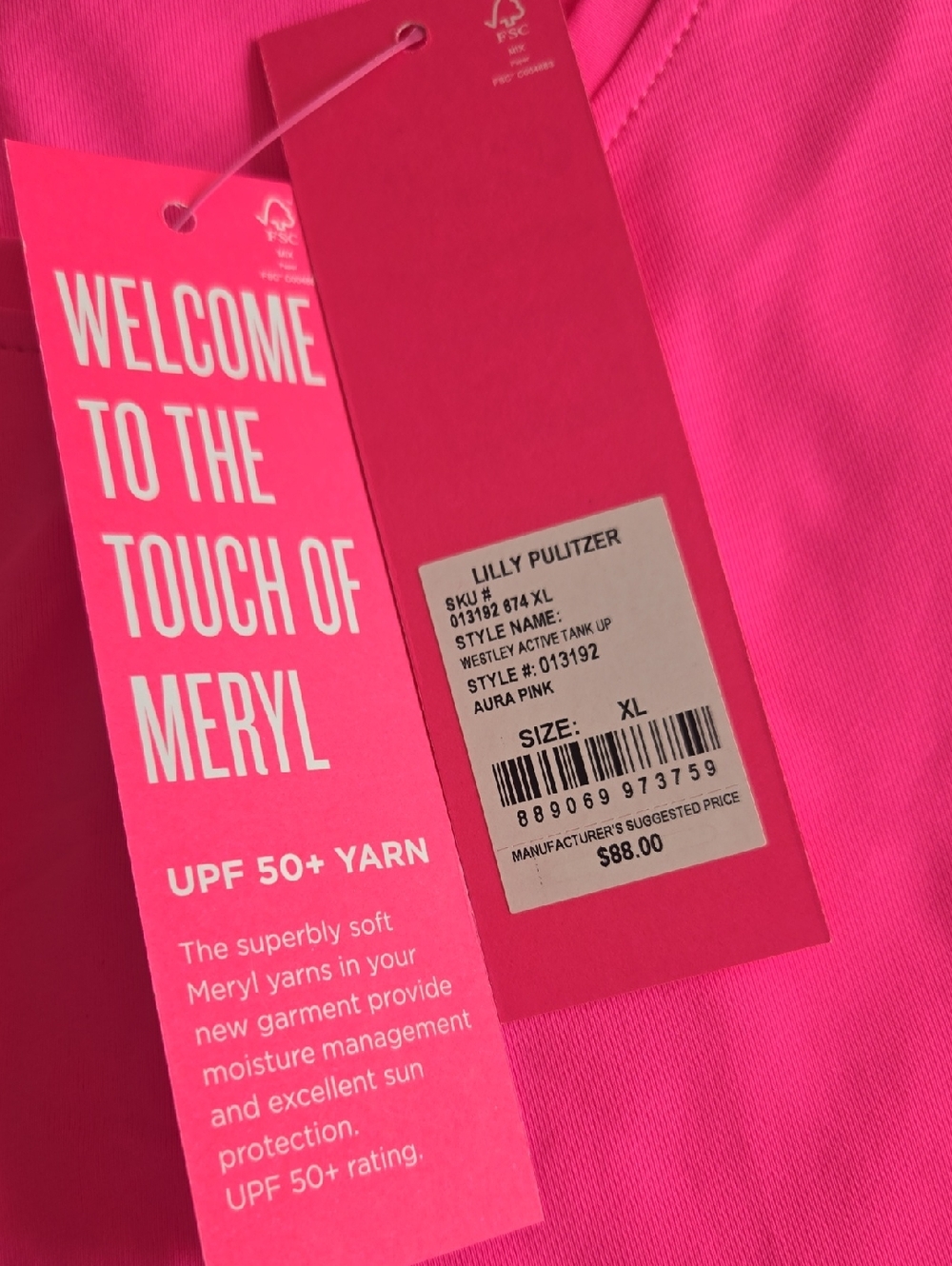 Lilly Pulitzer Westley Tank UPF 50+ - Picture 7 of 9